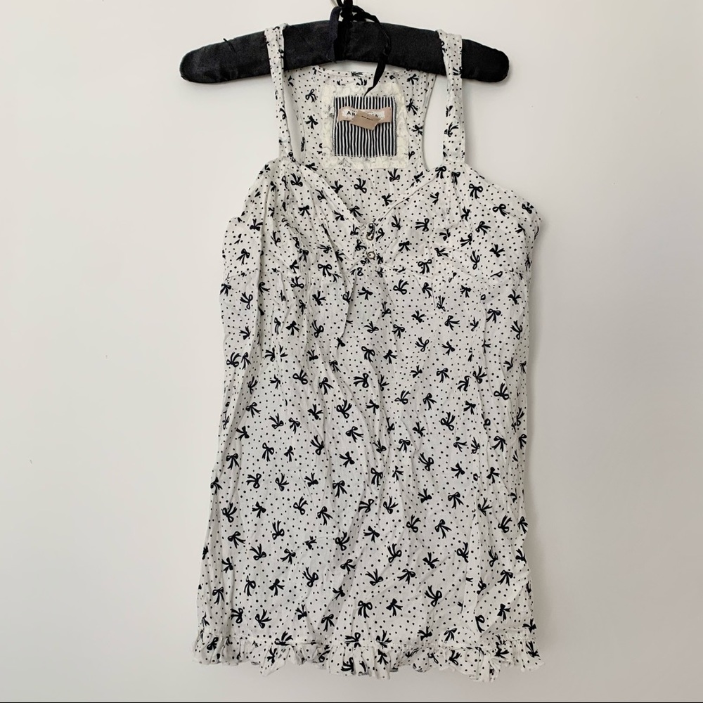 Polka Dot Bow Top
